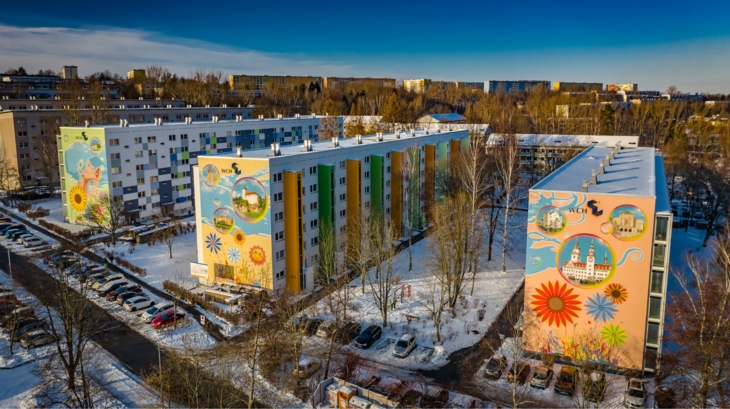 Paul-Bertz-Straße Giebel im Winter